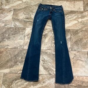 True Religion Joey Mid-Rise Flare Jeans - Size 25